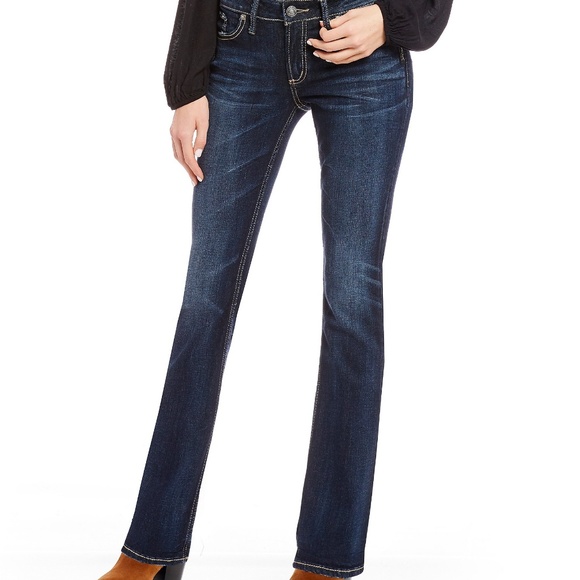 elyse slim boot silver jeans